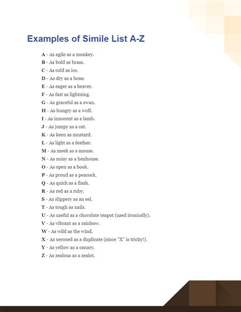 Image result for Examples of Similes