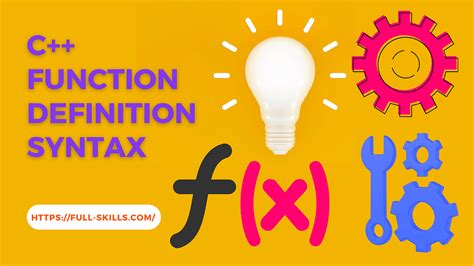 Fuction Definition in C Language に対する画像結果