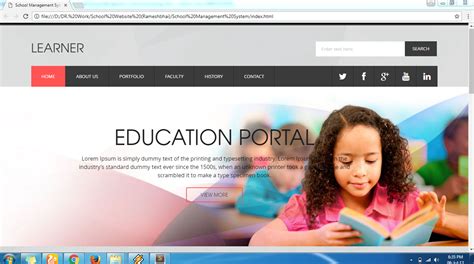 Toradh íomhá ar Student Management Example