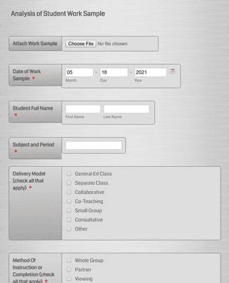 Image result for Example of Student Work Sample