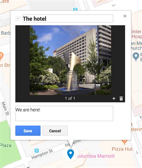 Toradh íomhá ar Google Map Sample