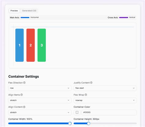 Image result for CSS Flexbox Layout Generator