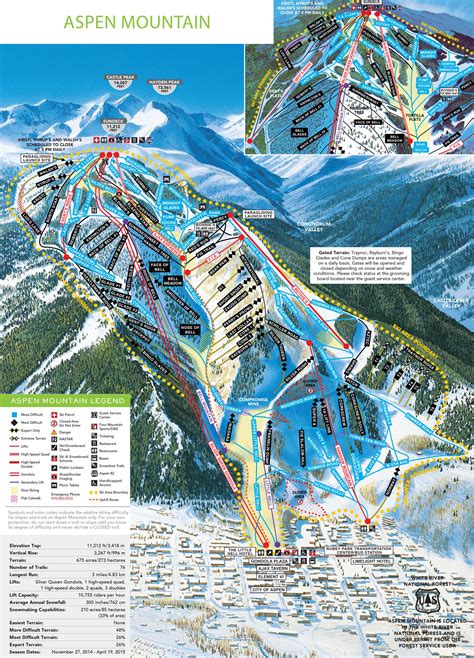 Aspen Mountain Map に対する画像結果