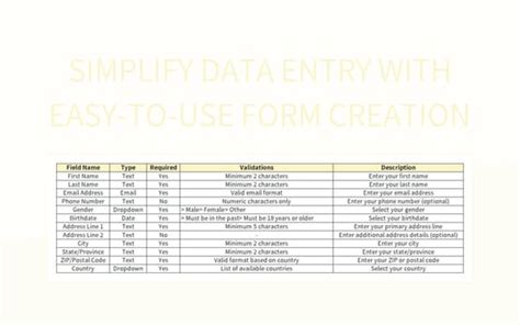 Image result for Data Entry Sheet Excel Layout