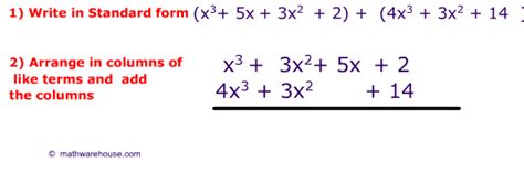 Image result for Add Polynomials