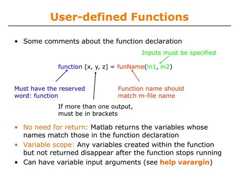 Image result for User-Defined Functions MATLAB