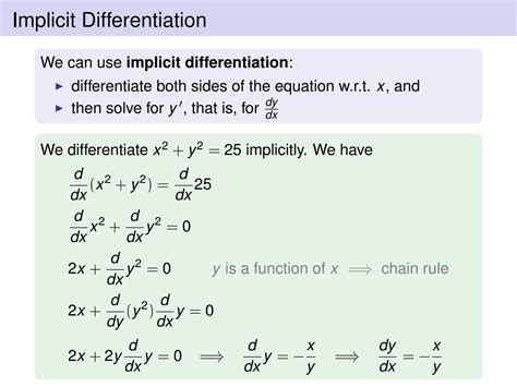 Image result for Implicit Derivative Examples