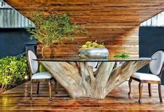 Image result for Modern Tree Trunk Entry Table Ideas