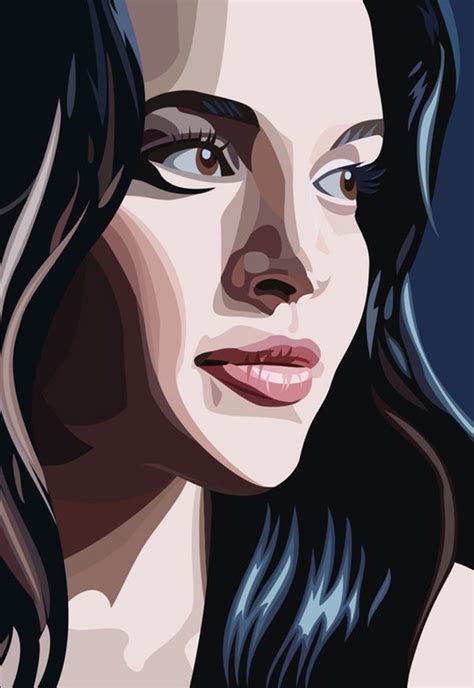12 Awesome Vector Portraits Images - Vector Art Portrait, Amazing ...