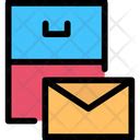 Message Box Icon - Download in Colored Outline Style