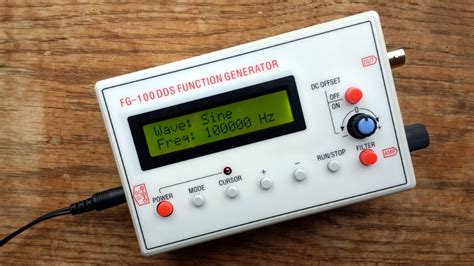FG 100 dds function Generator に対する画像結果