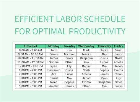 Image result for Labor Scheduling Program