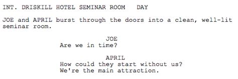 Résultat d’images pour Script Writing Dialogue