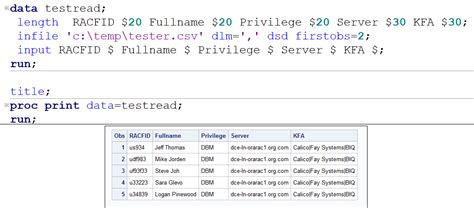SAS Program Header に対する画像結果