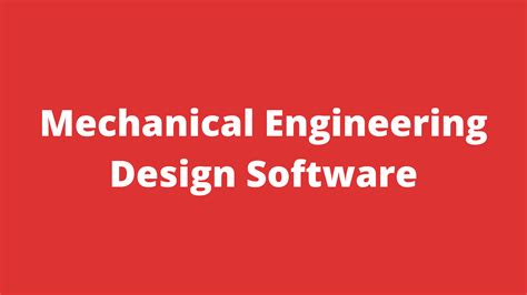 Image result for Mechanical Engineering Design Software