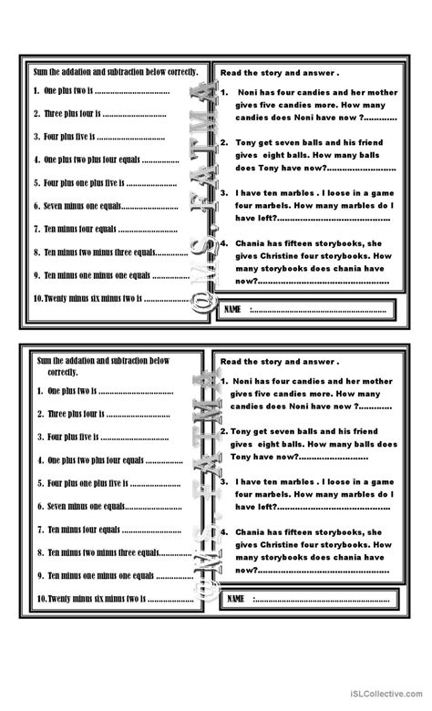 Numbers Worksheet English に対する画像結果