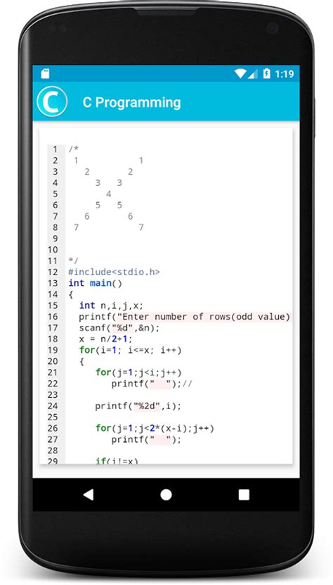 Toradh íomhá ar C Programming App Download Free