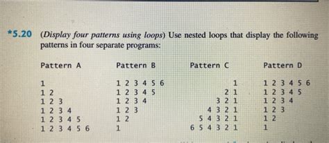 Image result for Nested Loop Pattern Programs Exercise
