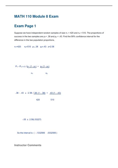 Image result for Math Test Module