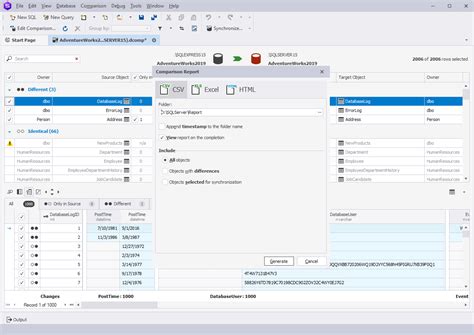 Image result for SQL Database Compare