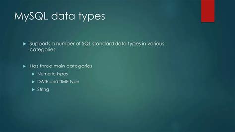 MySQL Data Types に対する画像結果