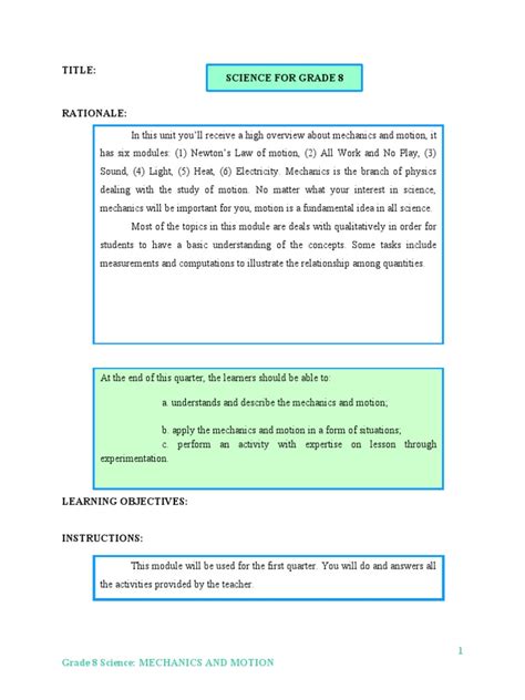 Science Grade 8 Learning Module に対する画像結果