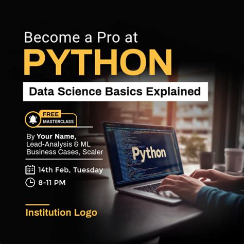 Image result for Python Course Ad Poster
