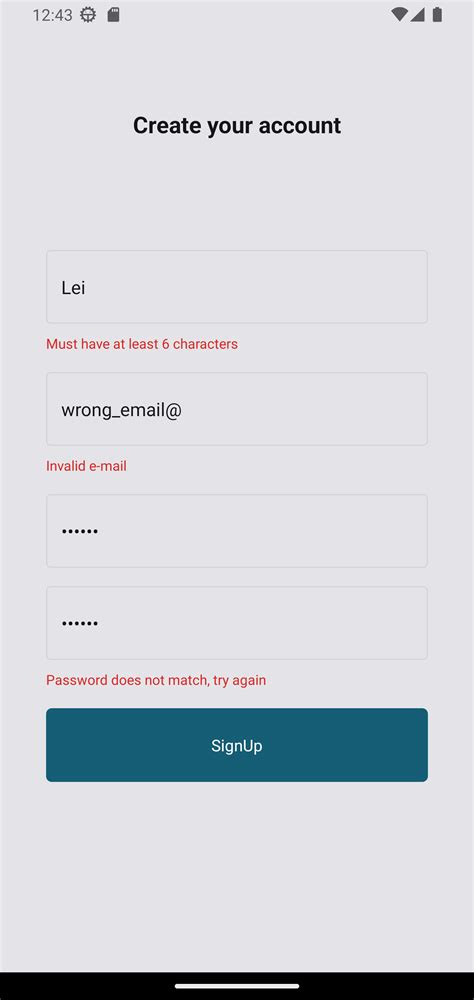 Image result for React Native Forms Example