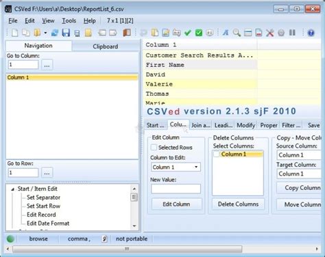 Afbeeldingsresultaten voor File Editor CSV