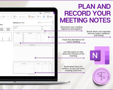 Image result for OneNote Project Notes Template