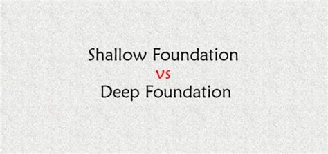 Afbeeldingsresultaten voor Shallow and Deep Foundation