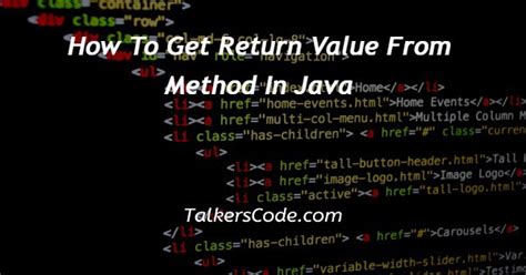 Return Method Java に対する画像結果