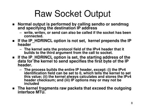 Raw Socket Programming に対する画像結果