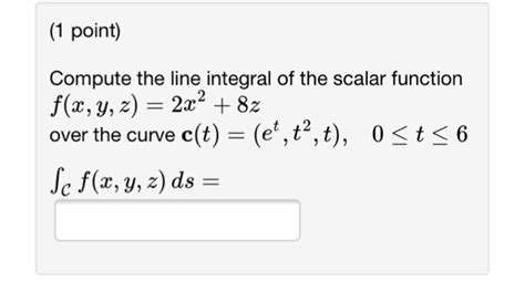 Toradh íomhá ar Finding Line Integral of a Scalar Function