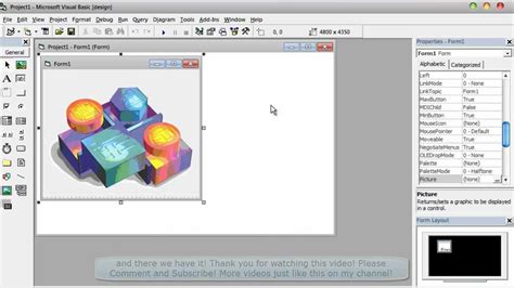 Toradh íomhá ar Microsoft Visual Basic 6 Icon