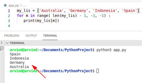 Image result for Backwards for Loop Python