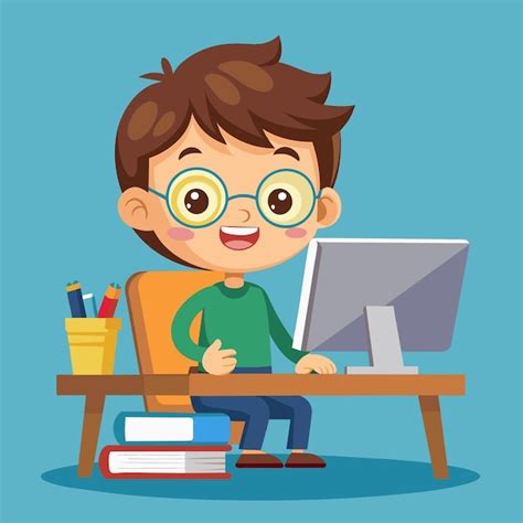 Image result for Kids Computer Study