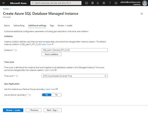 SQL Server Managed Instance に対する画像結果