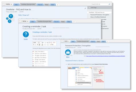 OneNote Knowledge Base Template に対する画像結果