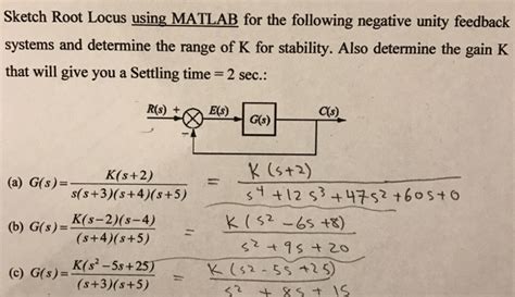 Image result for Root Locus Graph MATLAB