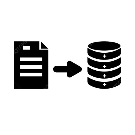 Data Collection Icon Black And White