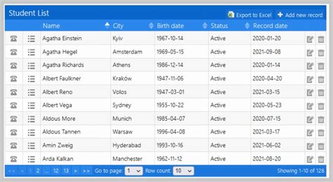 Open Source Table JavaScript に対する画像結果