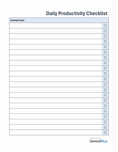 Image result for Free Word Template Task Checklist