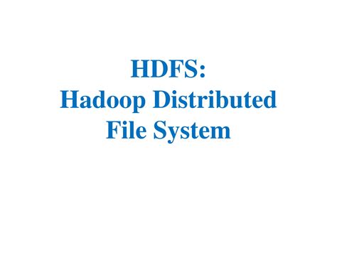 Image result for Hadoop Distributed File System