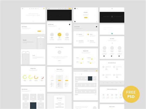 20+ Website Wireframe Templates (For Sketch, Photoshop + More) | Design ...