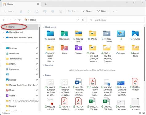 Image result for Windows 11 File Explorer Home Icon