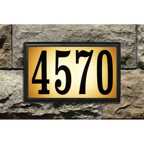 Image result for Lighted Address Sign