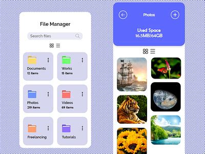 Text-Based File Manager User Interface に対する画像結果