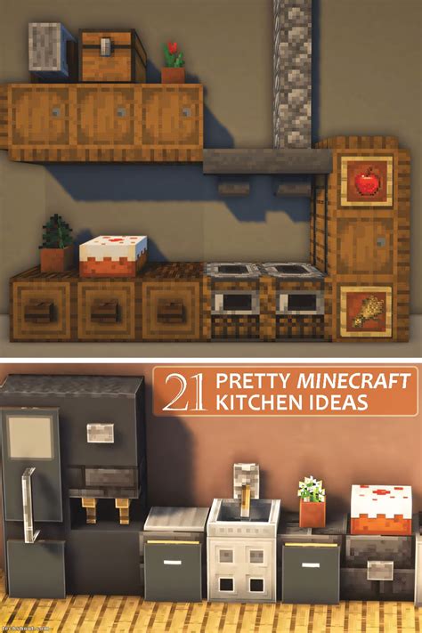 Afbeeldingsresultaten voor Minecraft Kitchen Build Hacks Tutorial