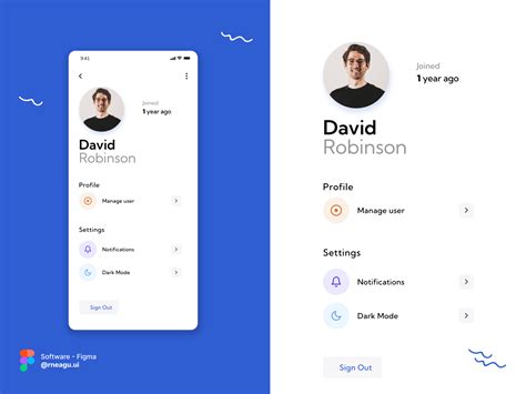 Image result for UI Profile Example